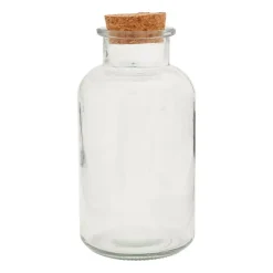 Xenos Voorraadpot met kurken deksel - 1.1 liter- Voorraadpotten