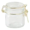 Xenos Voorraadpotje - goudkleurig - 100 ml- Voorraadpotten