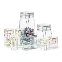 Xenos Voorraadpotje - goudkleurig - 100 ml- Voorraadpotten