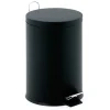 Xenos V-Part pedaalemmer classic - 12 liter - zwart- Badkamer Prullenbakken|Pedaalemmers