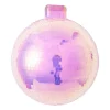 Xenos Wandhanger disco kerstbal - roze - ø31.5 cm- Kerstfiguren