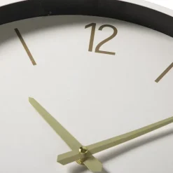 Xenos Wandklok - beige - ø37 cm- Klokken