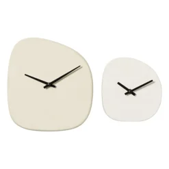 Xenos Wandklok cement - 22.5x20.5x4 cm- Klokken