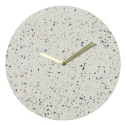 Xenos Wandklok Terrazzo rond - ø29.5x4 cm- Klokken