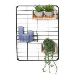 Xenos Wandrek - zwart - 60x45 cm- Wandrekken