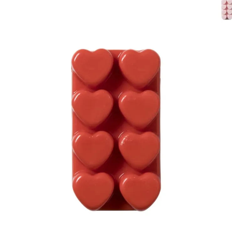 Xenos Wax hartjes set van 8 - diverse varianten- Waxmelts