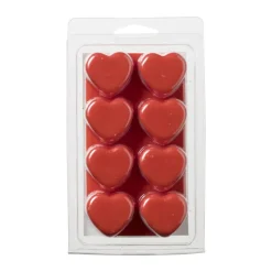 Xenos Wax hartjes set van 8 - diverse varianten- Waxmelts