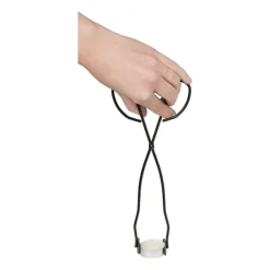 Xenos Waxinelicht tang - zwart - 25 cm- Waxinelichtjes