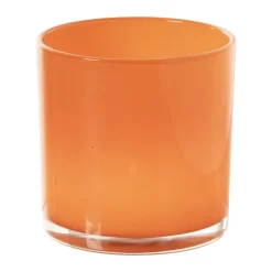 Xenos Waxinelichthouder - rood - ø10x10 cm- Waxinelichthouders