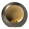 Xenos Waxinelichthouder brons - groot - 21x15x8.5 cm- Kerstcadeaus|Waxinelichthouders