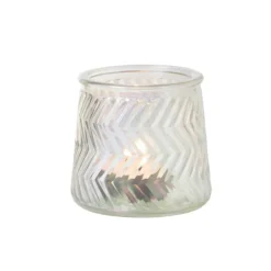 Xenos Waxinelichthouder helder - glas - ø8.3x7.3 cm- Waxinelichthouders