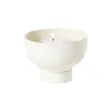Xenos Waxinelichthouder met standaard - wit - ø8x6 cm- Waxinelichthouders