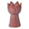 Xenos Waxinelichthouder tulp groot - roze - ø8x13.5 cm- Waxinelichthouders
