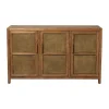 Xenos Webbing dressoir Bandung - bruin - 72x120x40 cm- Tv Meubels|Kast Met Deuren