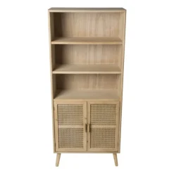 Xenos Webbing Java boekenkast - 170x73x33 cm- Boekenkasten