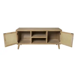 Xenos Webbing tv meubel Bandung - naturel - 54.5x120x38 cm- Tv Meubels|Dressoir