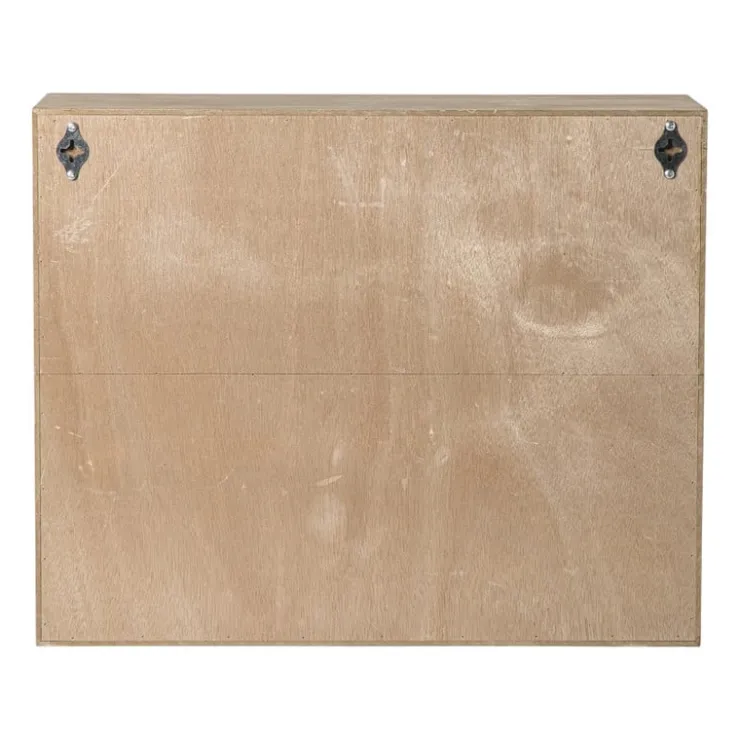 Xenos Webbing wandkast Bandung - naturel - 48.5x60x22 cm- Wandkasten|Wandkasten