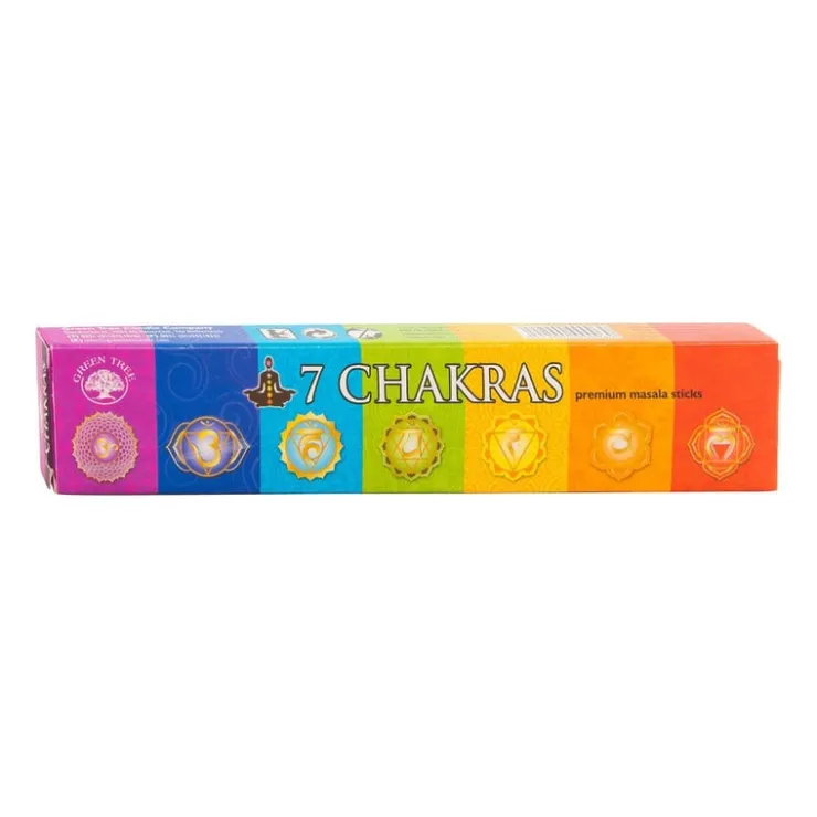 Greentree Wierook - 7 chakra - set van 12- Wierook