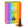 Greentree Wierookkegeltjes 7 chakra - set van 10- Wierook