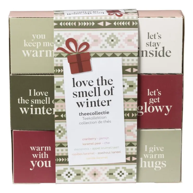 Xenos Winter thee assorti - 9x8 stuks- Thee|Kerstcadeaus