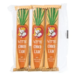 Xenos Worteltjes witte chocolade - 3x45 gram- Chocolade