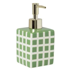 Xenos Zeeppompje blokjes - groen/wit - 15.8x7x7 cm- Zeeppompjes|Kerstcadeaus