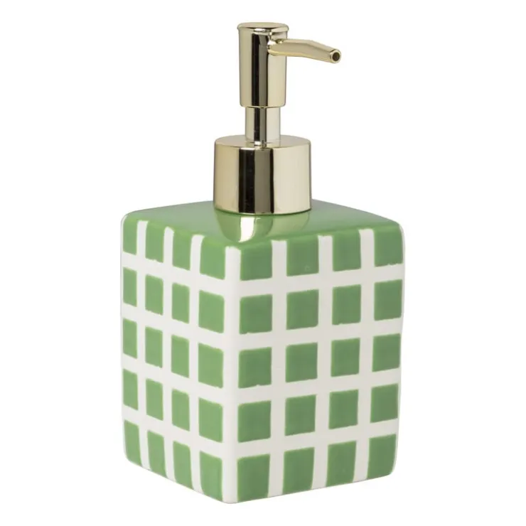 Xenos Zeeppompje blokjes - groen/wit - 15.8x7x7 cm- Zeeppompjes|Kerstcadeaus
