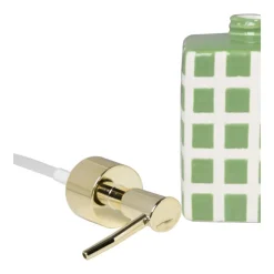 Xenos Zeeppompje blokjes - groen/wit - 15.8x7x7 cm- Zeeppompjes|Kerstcadeaus