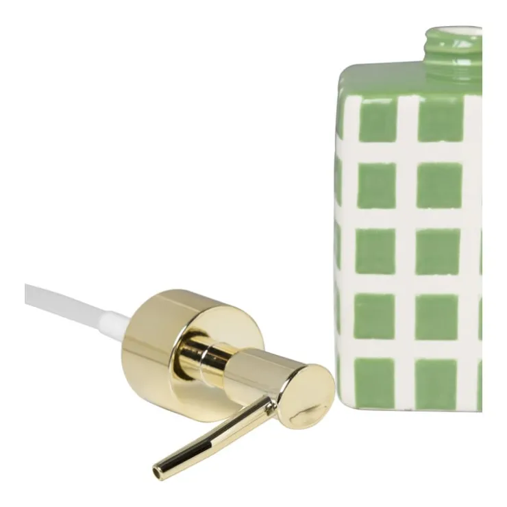 Xenos Zeeppompje blokjes - groen/wit - 15.8x7x7 cm- Zeeppompjes|Kerstcadeaus