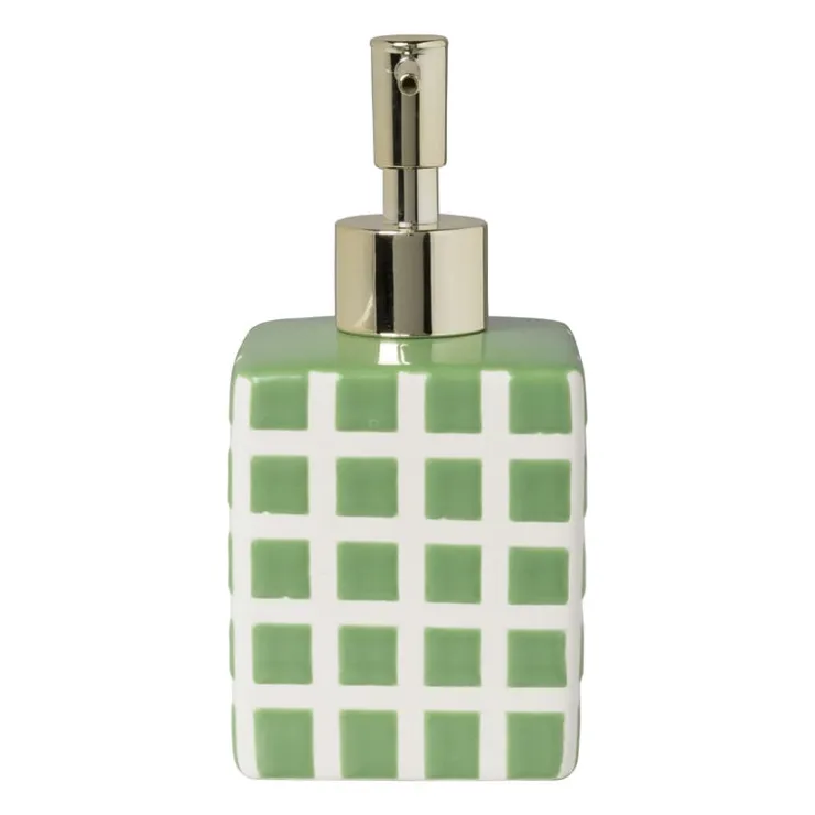 Xenos Zeeppompje blokjes - groen/wit - 15.8x7x7 cm- Zeeppompjes|Kerstcadeaus