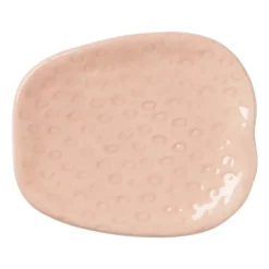 Xenos Zeepschaaltje aardbei - roze/groen - 2x11.5x9.8 cm- Zeepbakjes