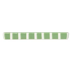 Xenos Zeepschaaltje blokjes - groen/wit - 1.3x15.8x8.3 cm- Zeepbakjes|Kerstcadeaus