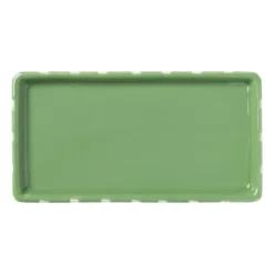 Xenos Zeepschaaltje blokjes - groen/wit - 1.3x15.8x8.3 cm- Zeepbakjes|Kerstcadeaus