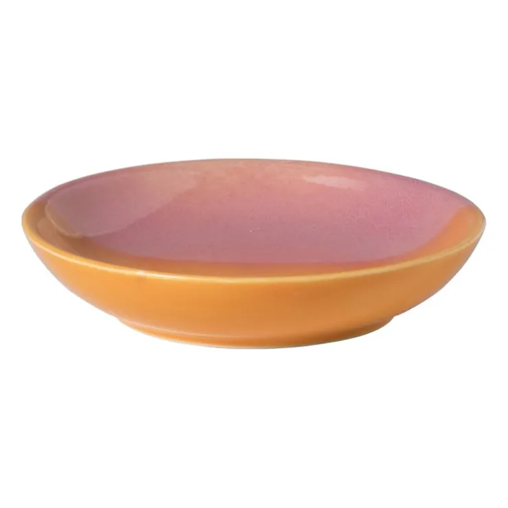 Xenos Zeepschaaltje duo - oranje/roze - ø11x2.2 cm- Zeepbakjes|Kerstcadeaus