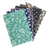 Xenos Zelfklevende stof prints - multikleur - set van 6- Knutselspullen