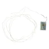 Xenos Zilverdraad verlichting met 100 LED lampjes - warm wit - 4.95 meter- Kerstverlichting|Kerstboom Verlichting