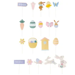 Xenos Zoek kit paaseieren - stickers - set van 20- Knutselspullen