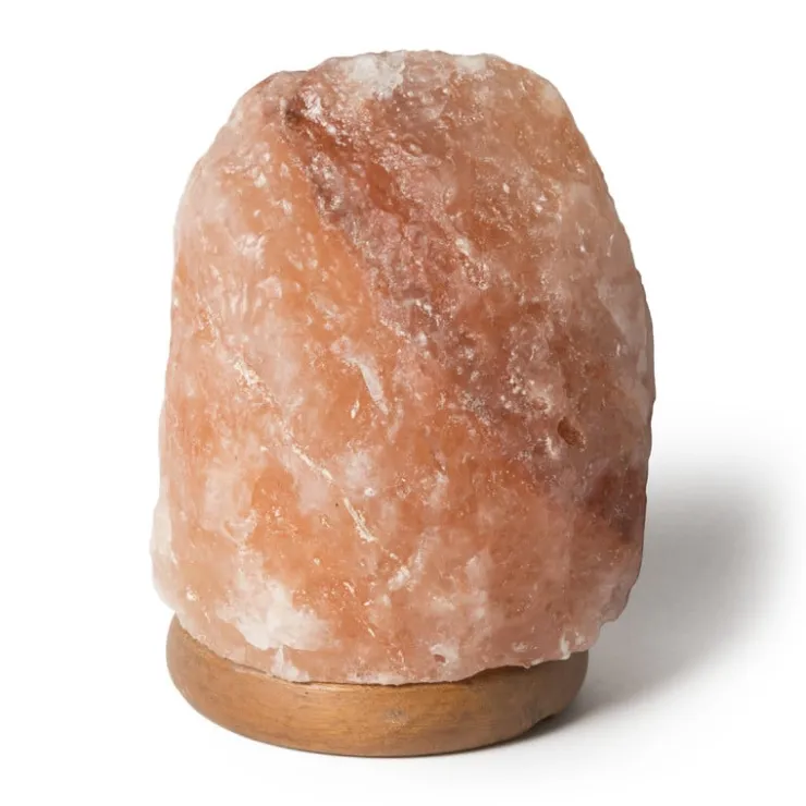 Xenos Zoutsteen lamp - 18 cm- Tafellampen